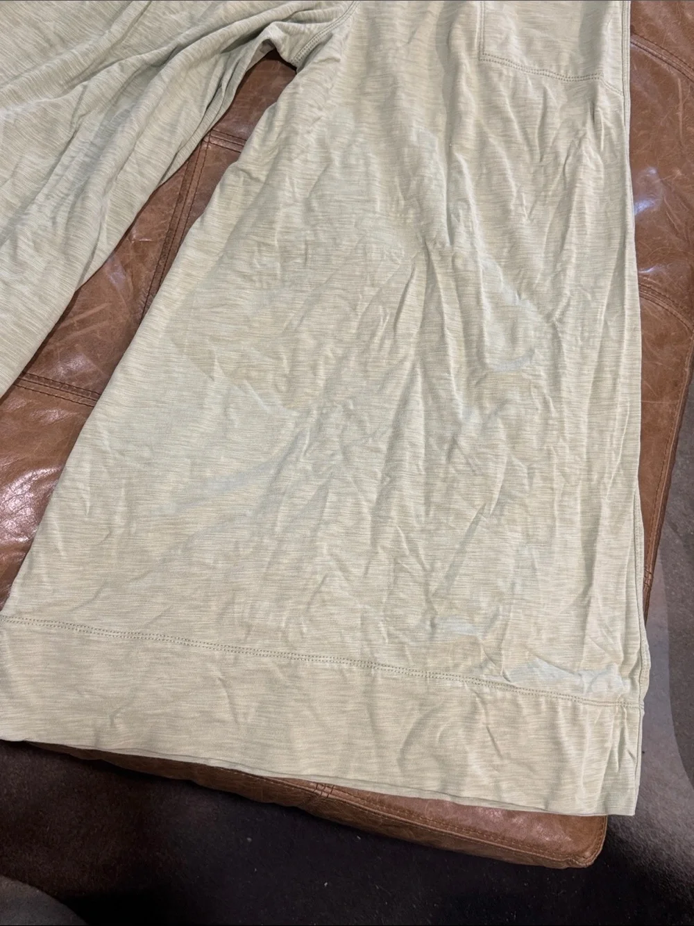 Misha And Puff Limestone Twist Camp Wide-Leg Pull-On Pants Large/OSFA?